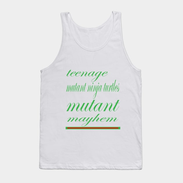 teenage mutant ninja turtles mutant mayhem Tank Top by NadisinArt